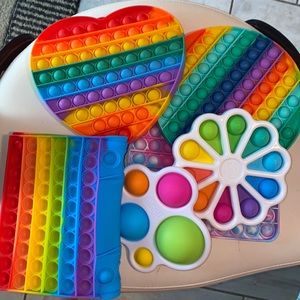 6 Fidget Pop Its Dimpl Digits Fat Brain Toys